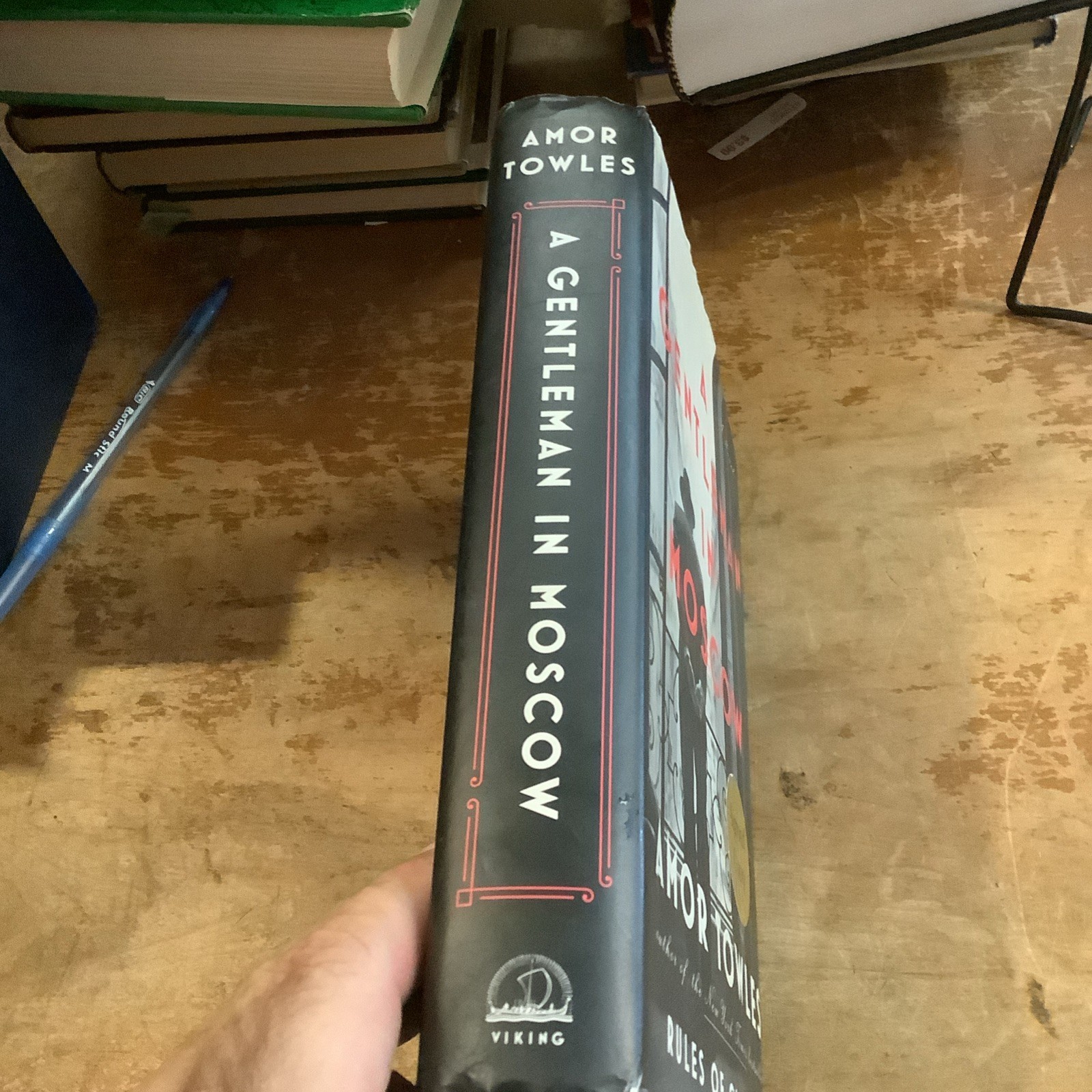 A Gentleman In Moscow Signed First Edition First Printing Amor Towles
