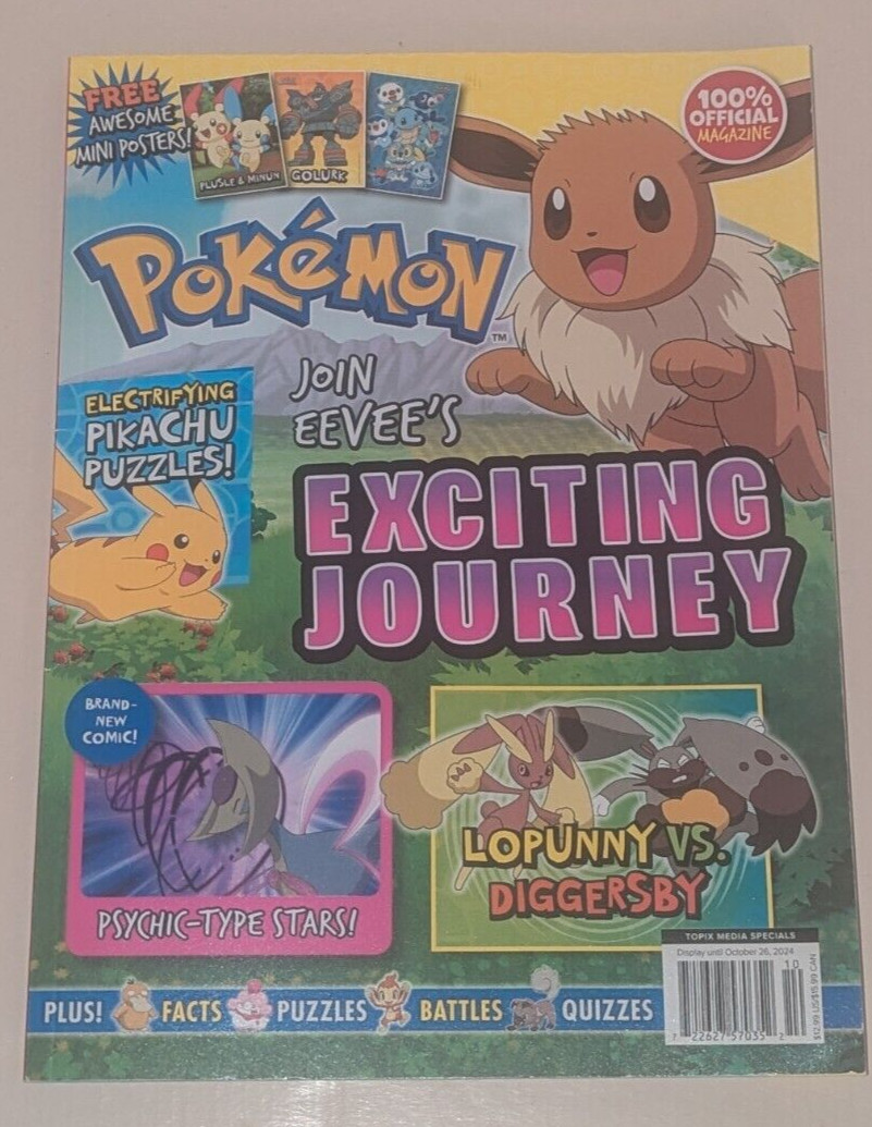 Pokemon Magazine Topix Media October Issue