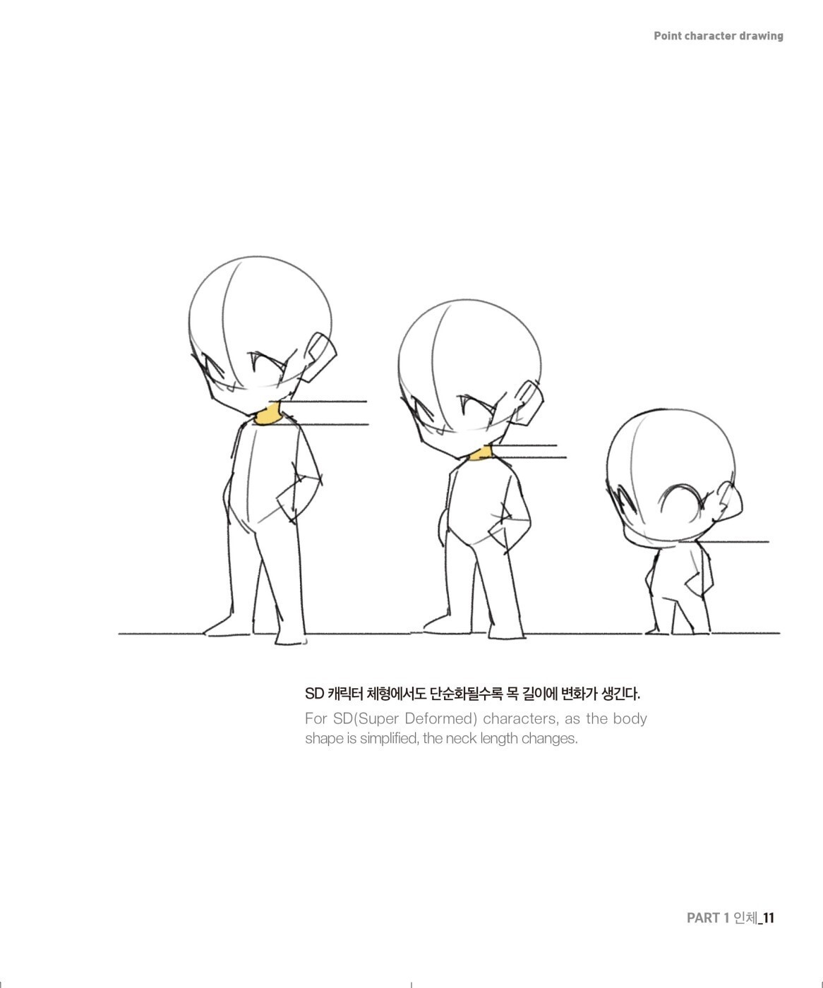 Point Character Drawing by Taco 포인트 캐릭터 드로잉 Total 2 Books Set (Korean) 한국어