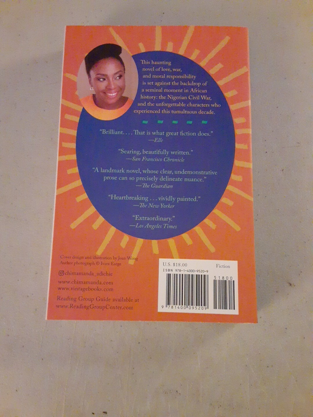 Half of a Yellow Sun – Chimamanda Ngozi Adichie (2007, Trade Paperback) New