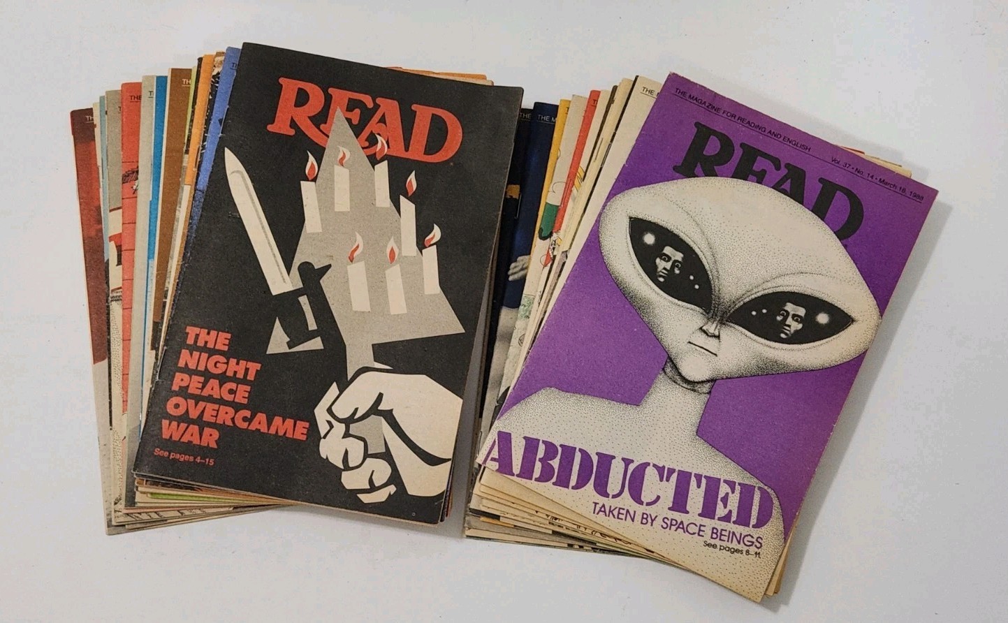 28 Vintage Weekly Reader Issues 1980s Lot School Educational History