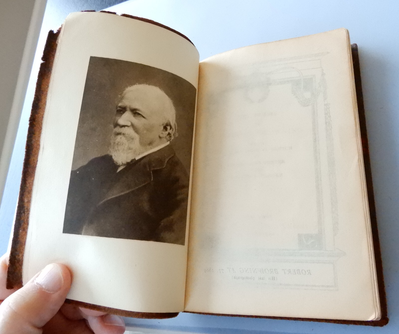ROBERT BROWNING’S POEMS printed 1896, 512 pages – all pages are intact
