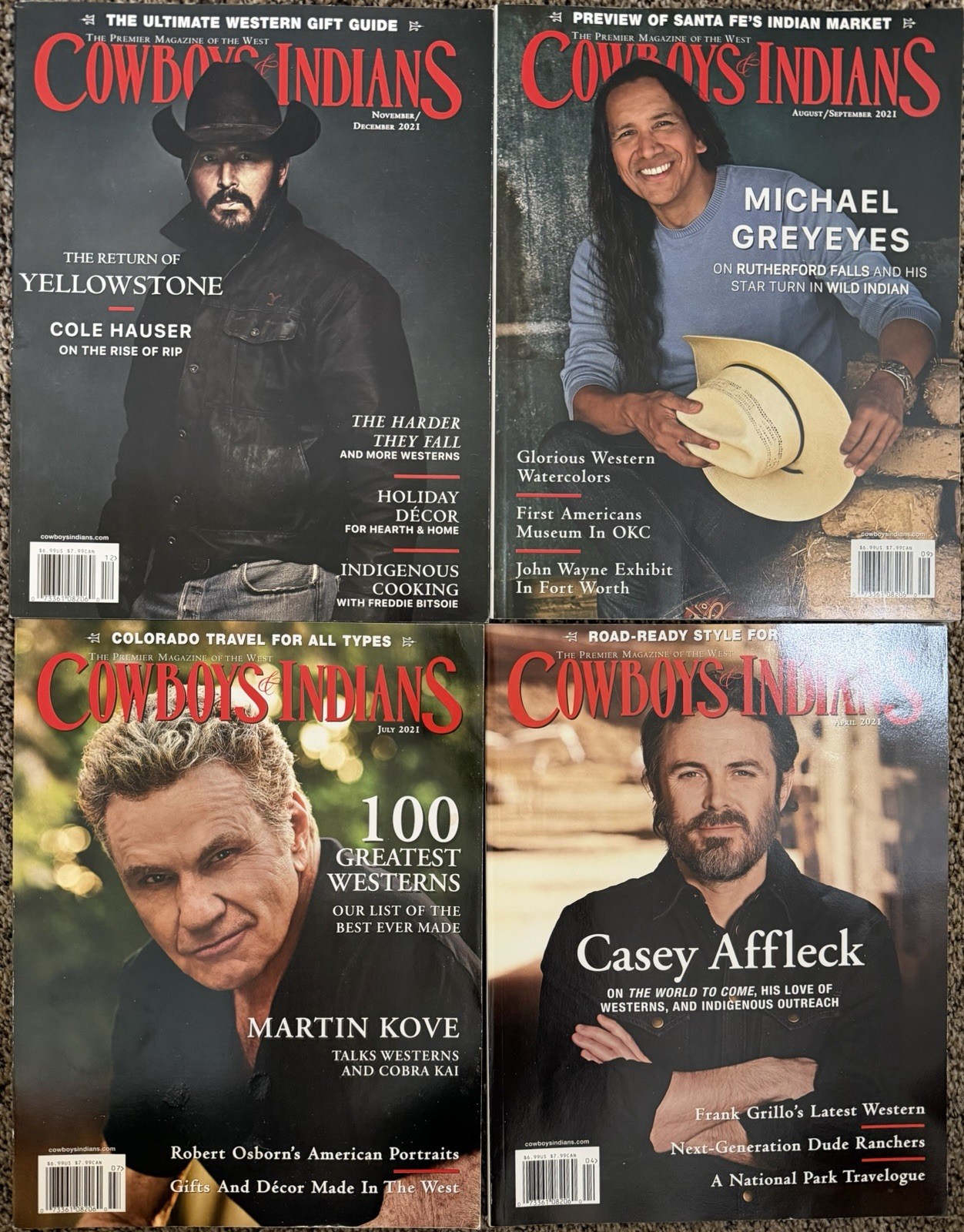 Cowboys & Indians Magazine 2016-2025 Lot of 31