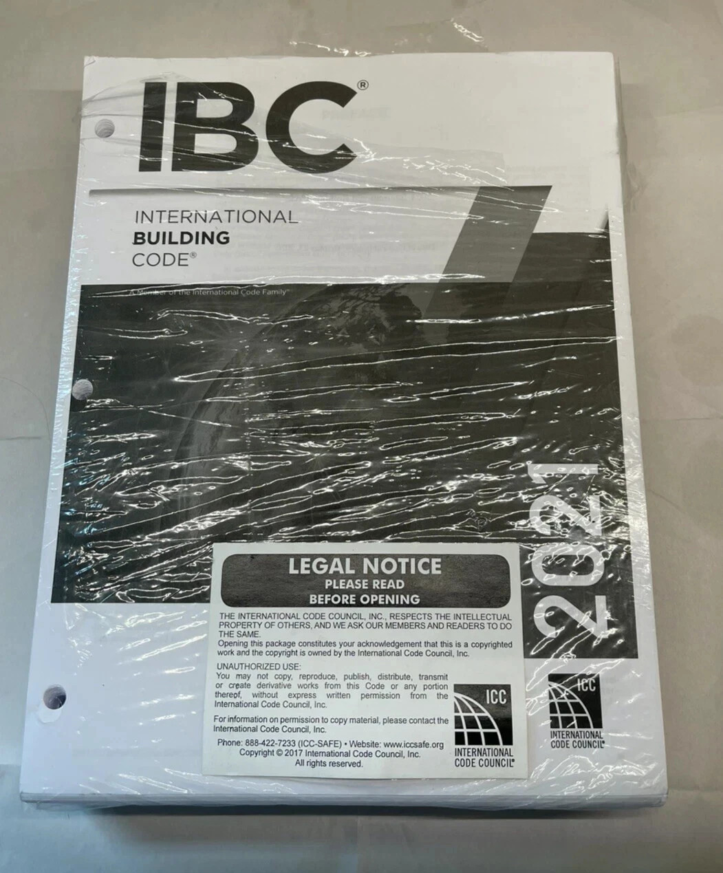 2021 International Building Code (IBC) – Looseleaf format