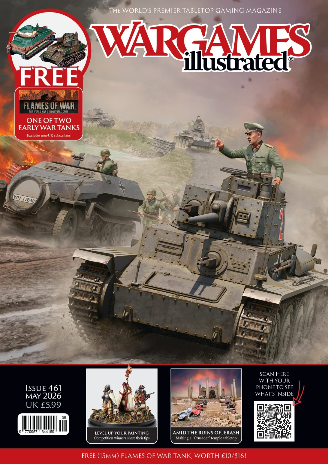 Issue 461 May 2026 Wargames Illustrated War Miniature Games Magazine New!