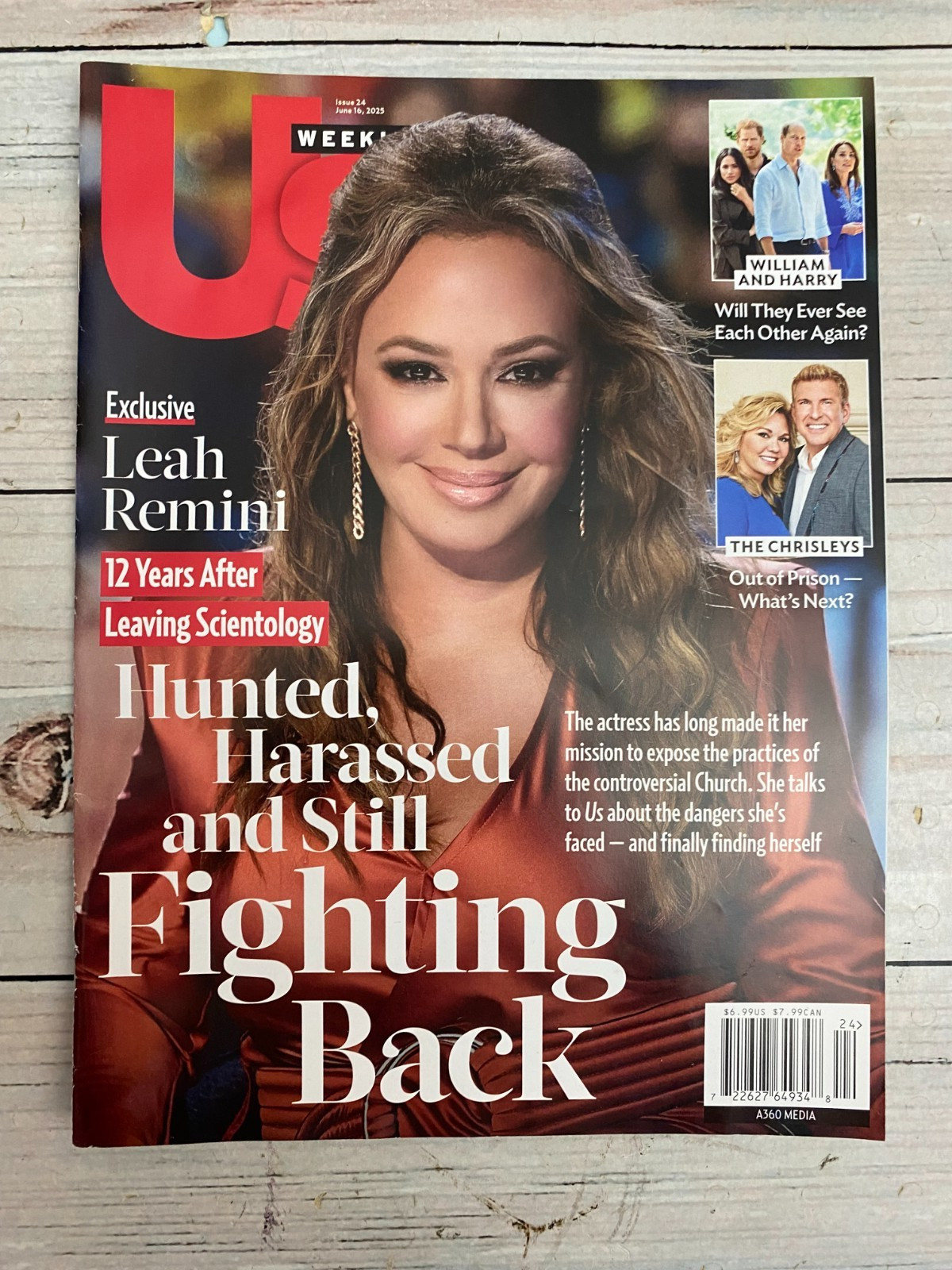 US Weekly Issue 24 June 16, 2025 -Leah Remini William & Harry Hunted Harrassed