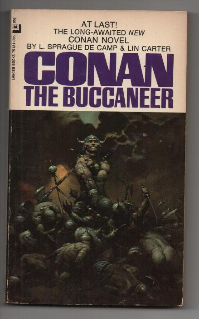 CONAN the BUCCANEER pb, FN-, Robert Howard, Lancer, $0.95 cp, Frazetta