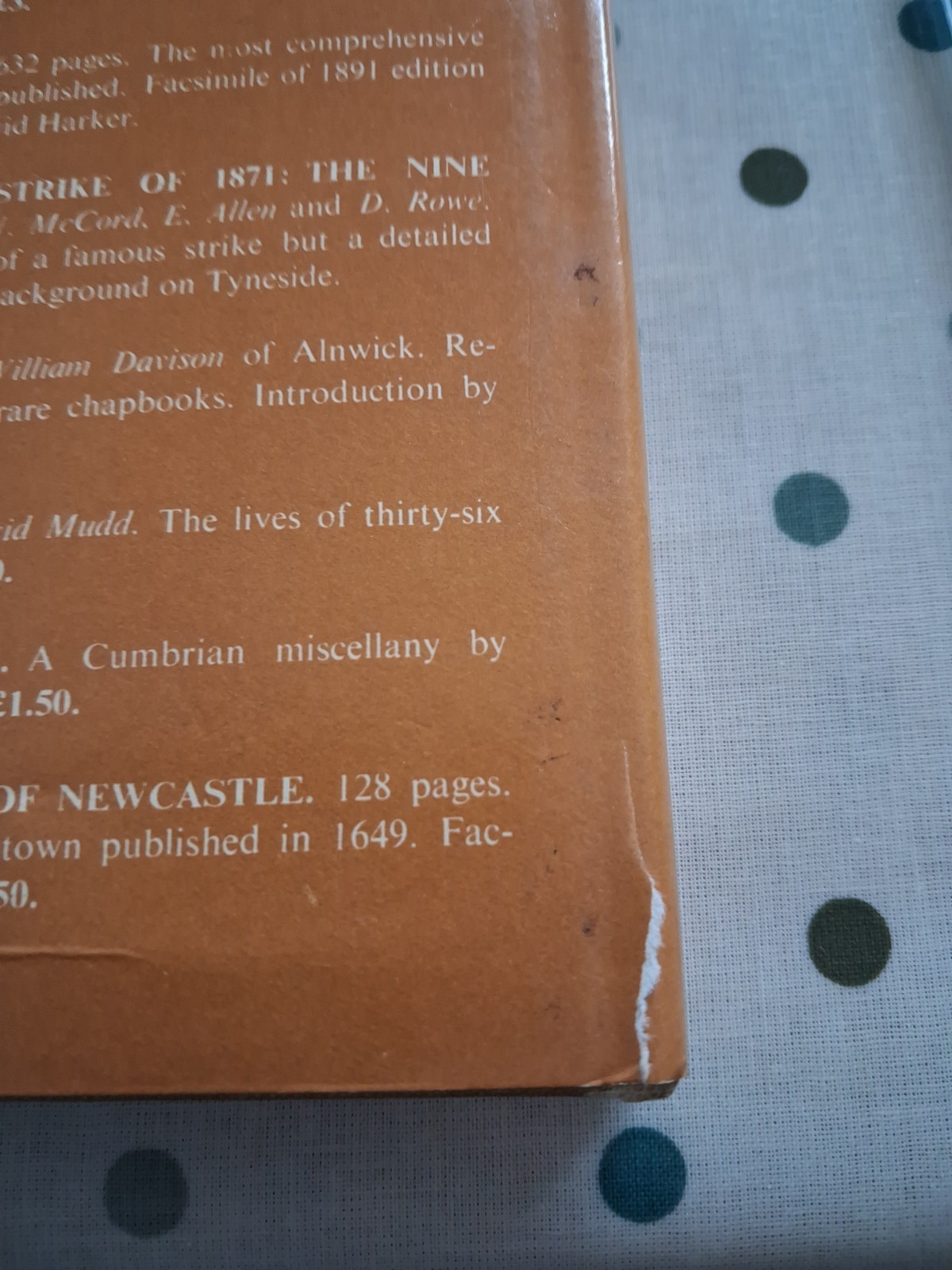 DENHAM TRACTS. FOLKLORE NORTHUMBERLAND NEWCASTLE LIMITED EDITION