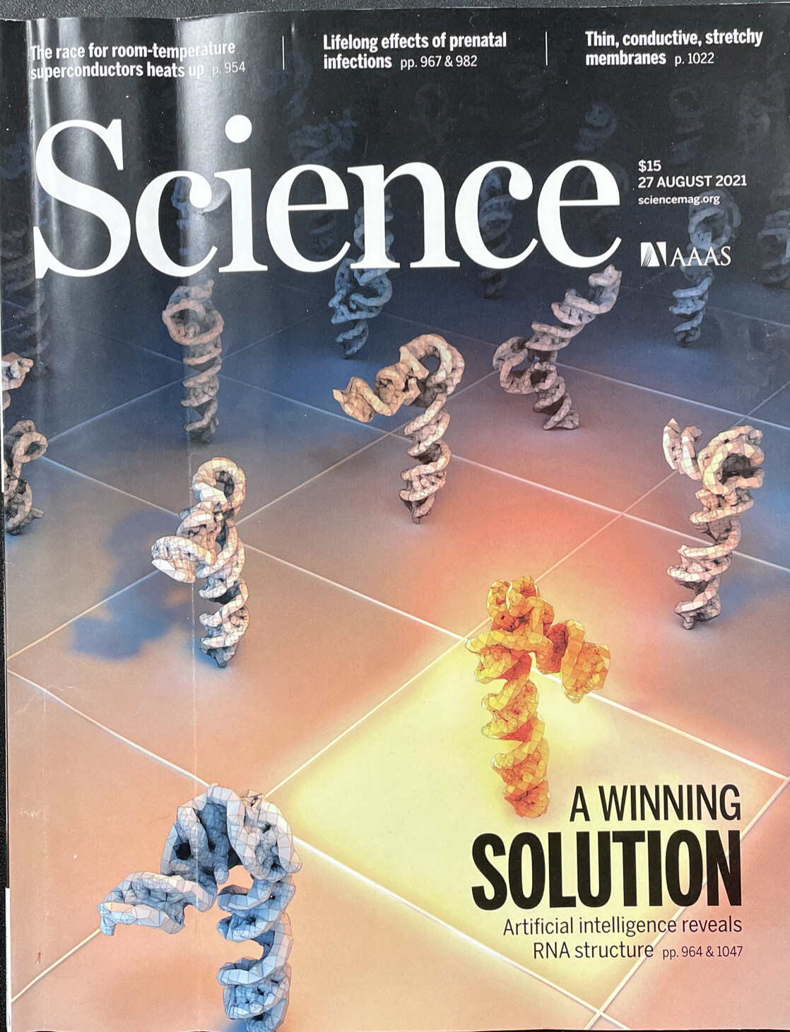 AAAS SCIENCE MAGAZINE 27 August 2021 Vol. 373, No. 6558, Pages 941-1056