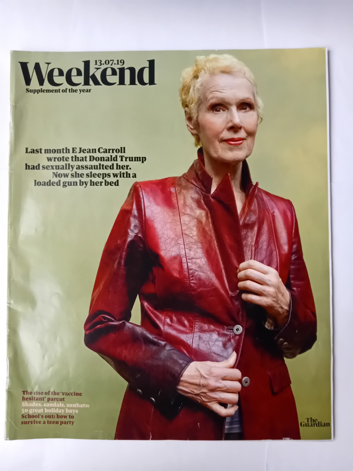 The Guardian Weekend Magazine. 13/07/19. Very Good Condition.