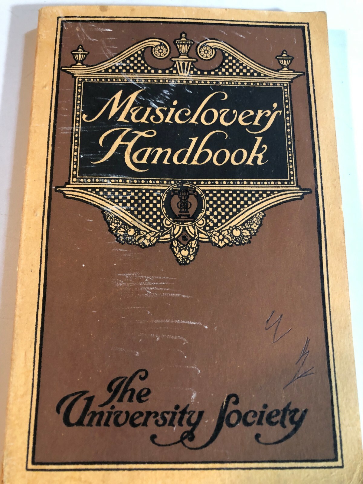 1911 edition-Music Lover&rsquo;s Handbook- dictionary of terms- 194 pages