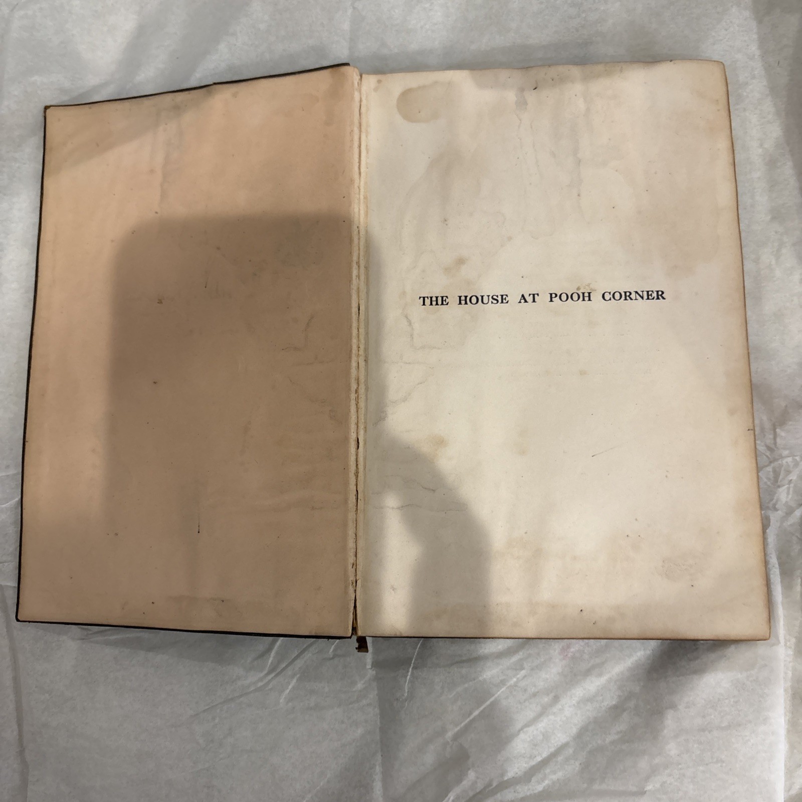 The House at Pooh Corner, A.A.Milne,1928 Deluxe TRUE Stated First Edition Winnie