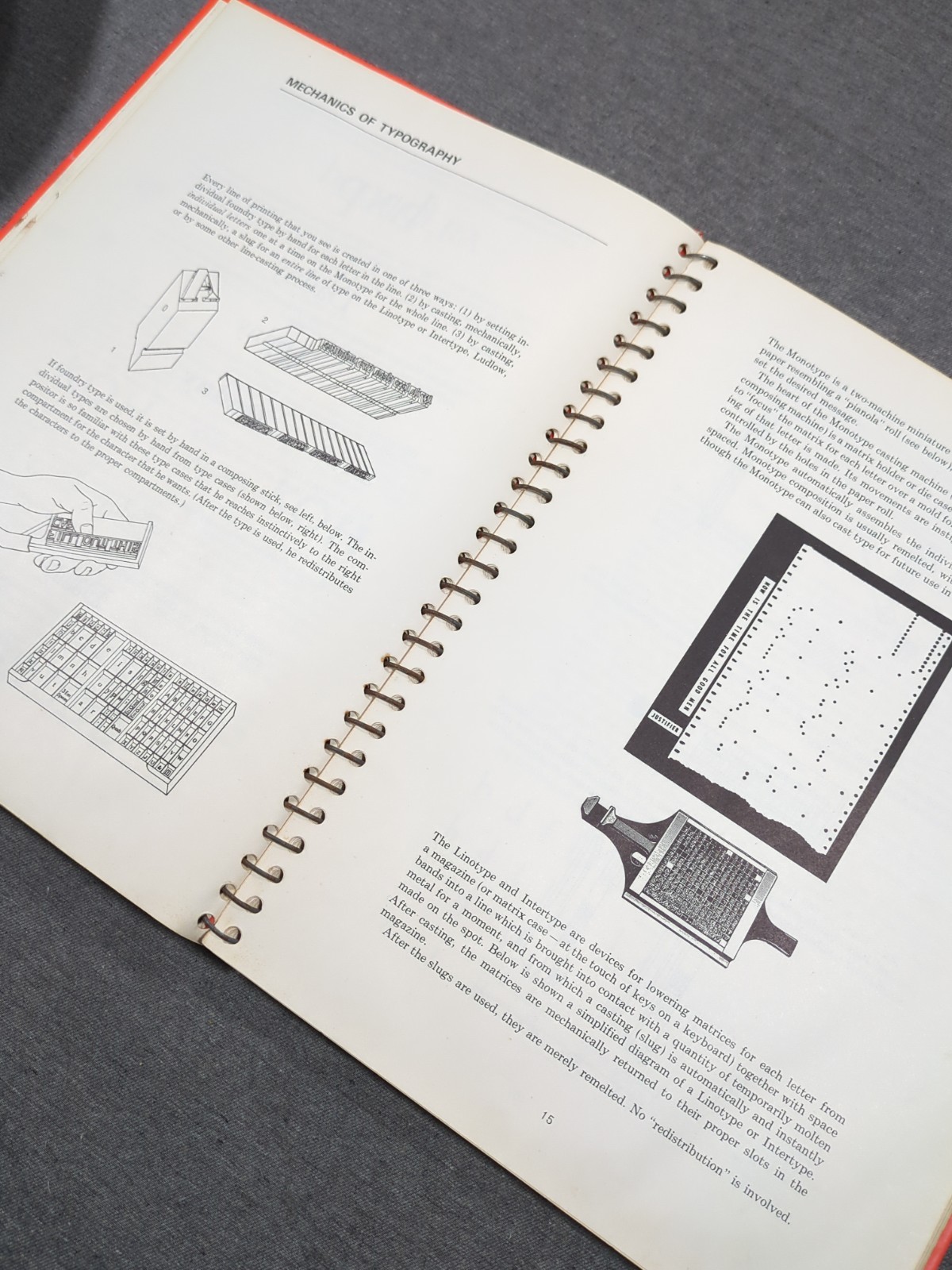 1966 Type & Lettering William Longyear VTG Revised 4th Edition Spiral Bound HC