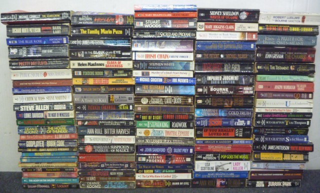 Lot of 5 Mystery Thriller Suspense Fiction Paperbacks Books RANDOM*MIX UNSORTED