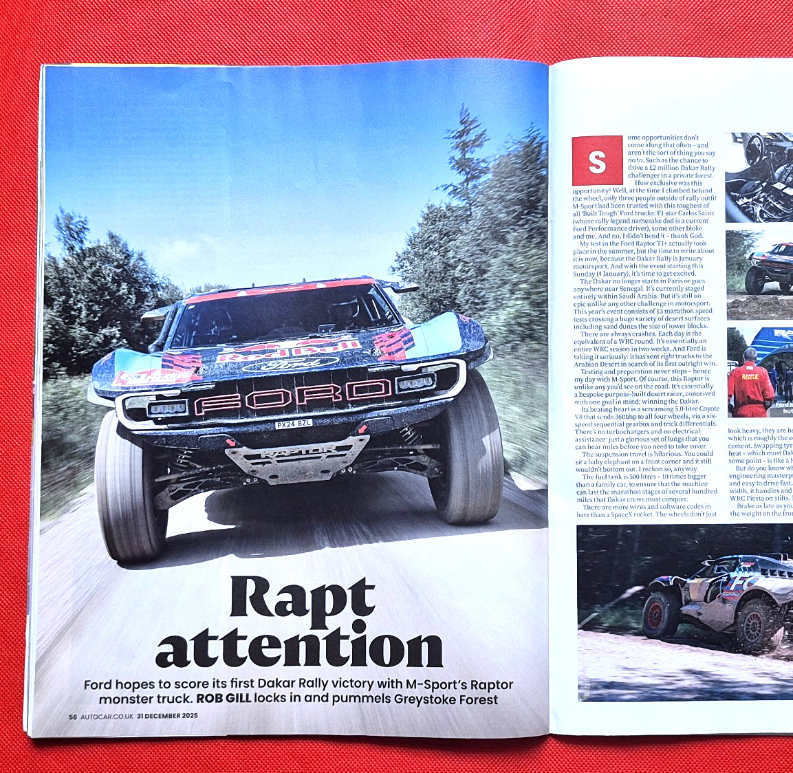 Autocar 31 Dec 2025 – MUSTANG GTD – DAKAR RALLY FORD RAPTOR T1+ – USED CLIO RS