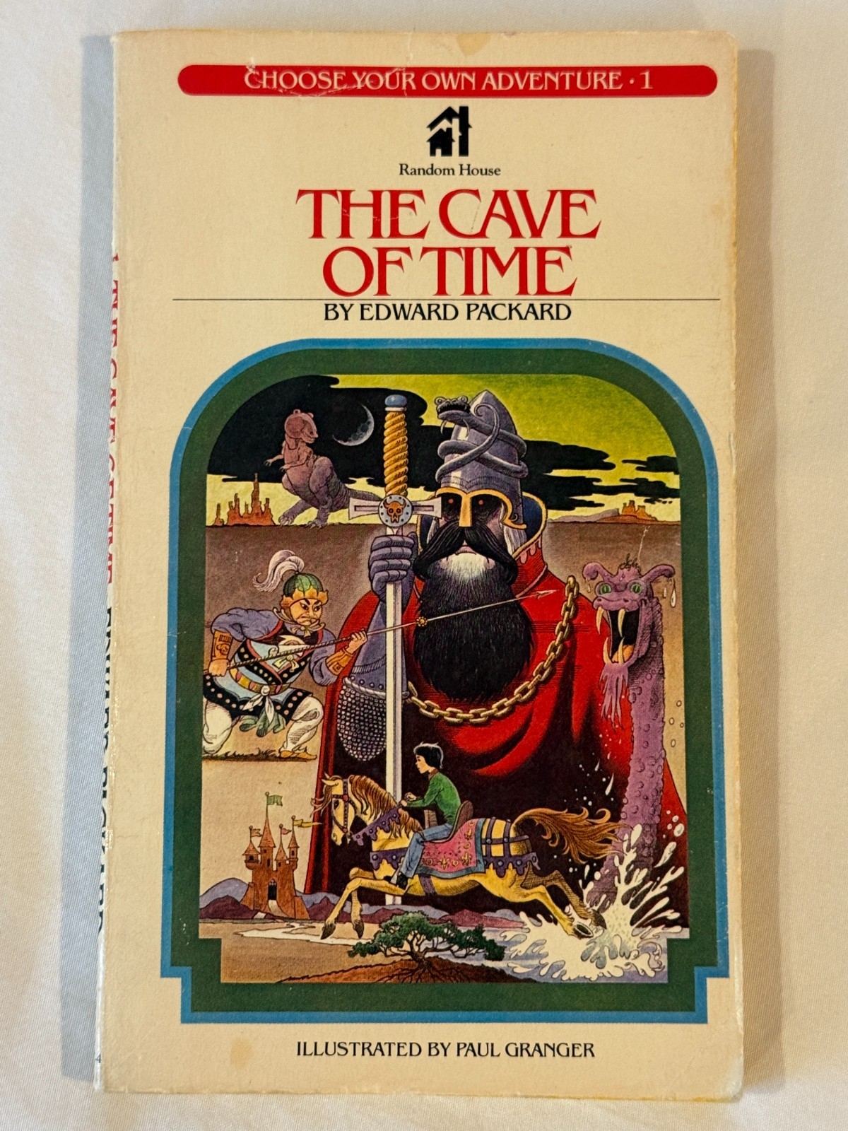 THE CAVE OF TIME Packard Choose Your Own Adventure 1st Print CYOA 1979 No UPC VG