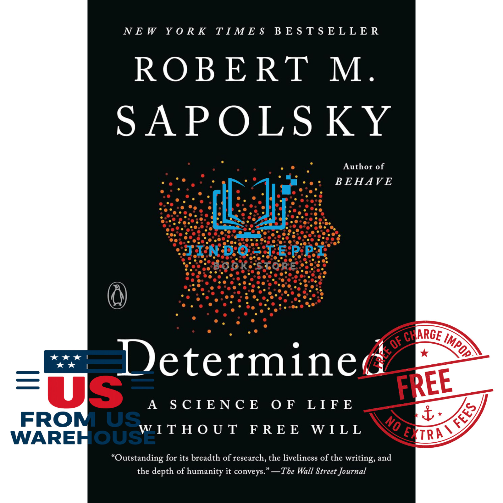 Determined Robert Sapolsky HC Free Will Neuroscience Philosophy Bestseller