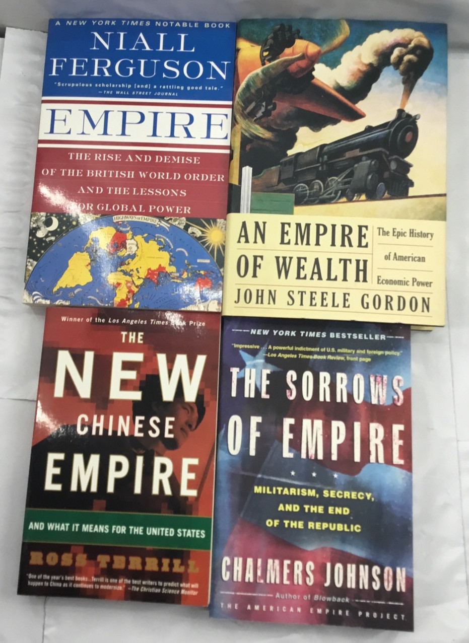 Empires 4 Book Lot Nonfiction China American United Kingdom Imperialism