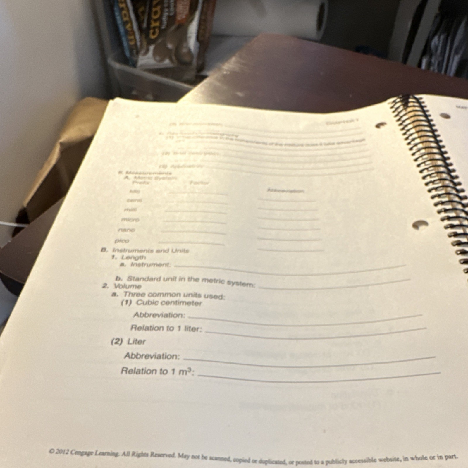 Brooks/Cole Chemistry Study Guide 7th Ed Masterton Hurley Neth Spiral Bound
