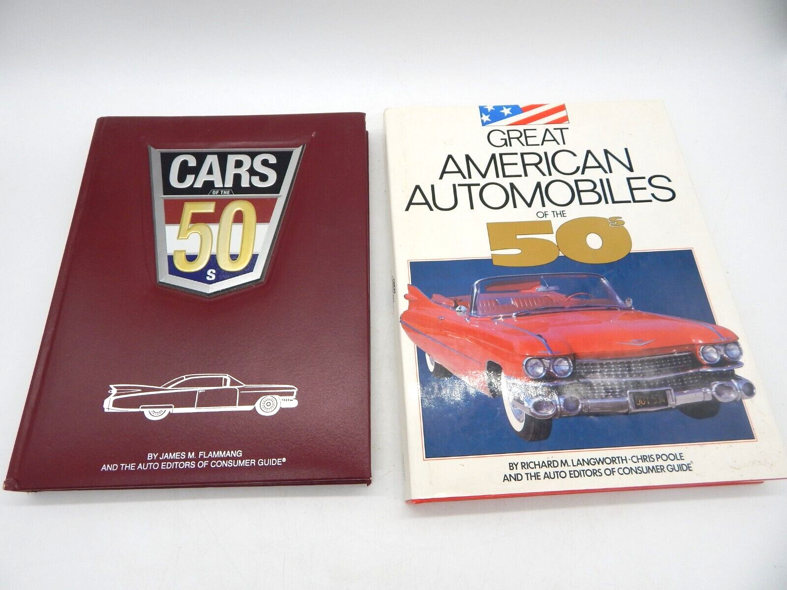 Cars of the 50s and Great American Cars of the 50s Hardback Books