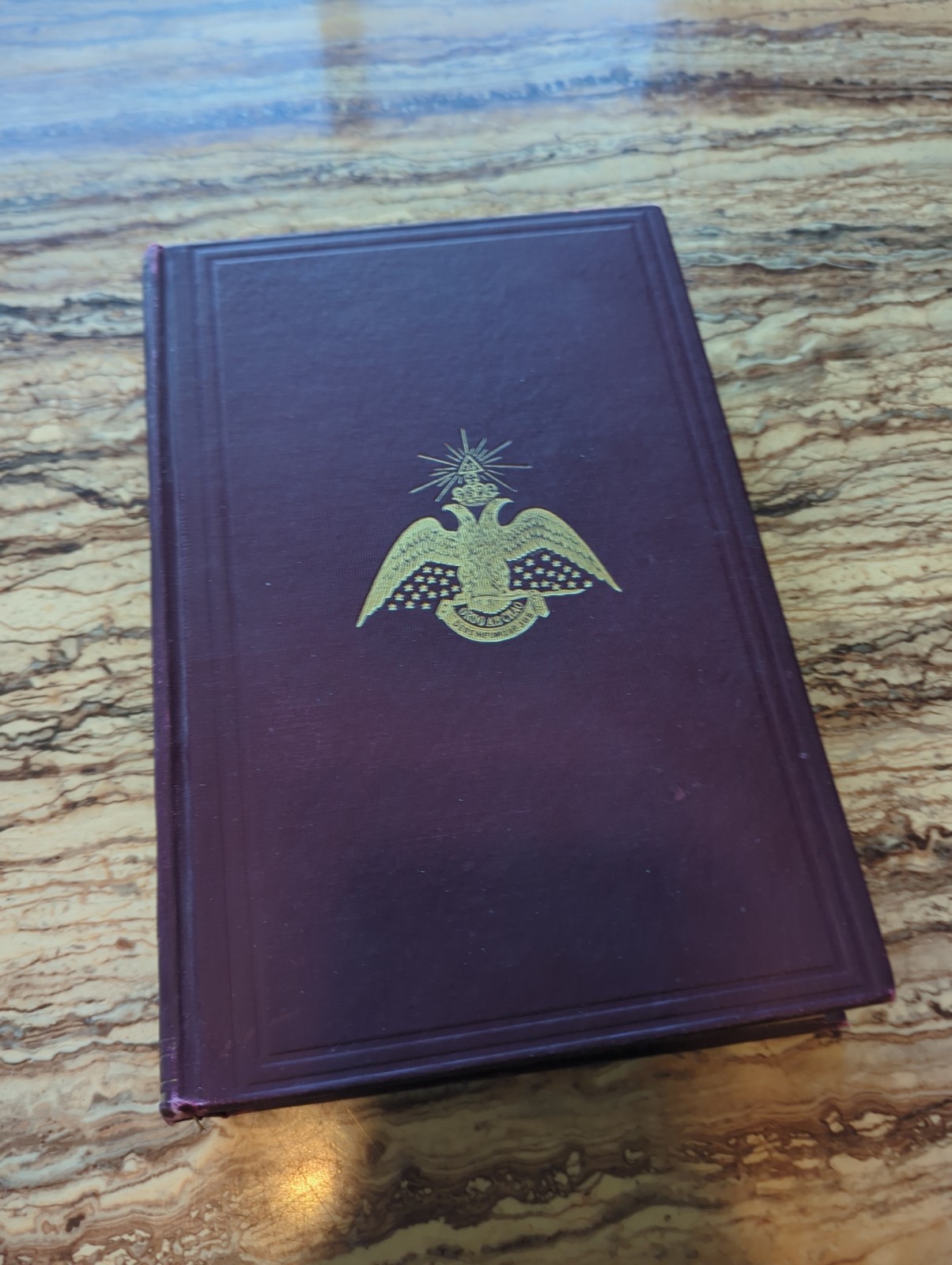 1919 Edition MORALS AND DOGMA By ALBERT PIKE With Purple Cover Very Good Cond.