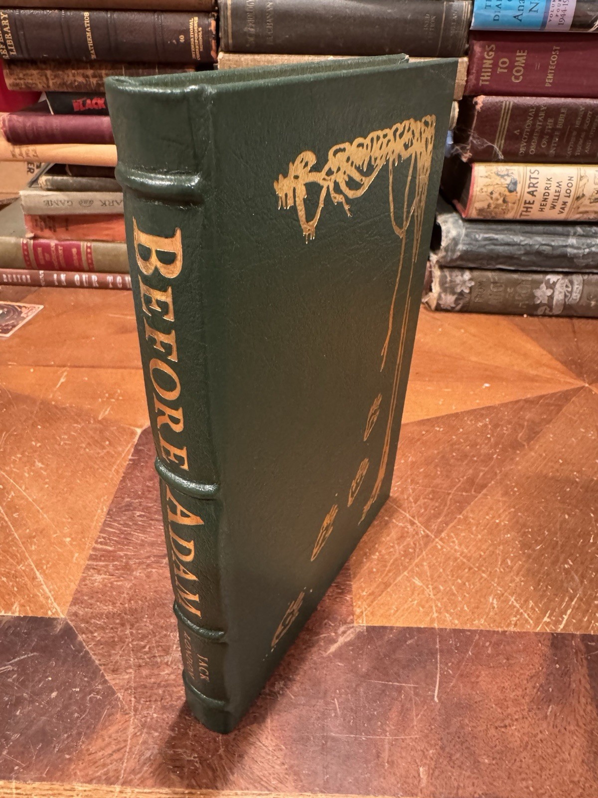 EASTON PRESS Before Adam JACK LONDON Collector&rsquo;s Edition Leather prehistoric