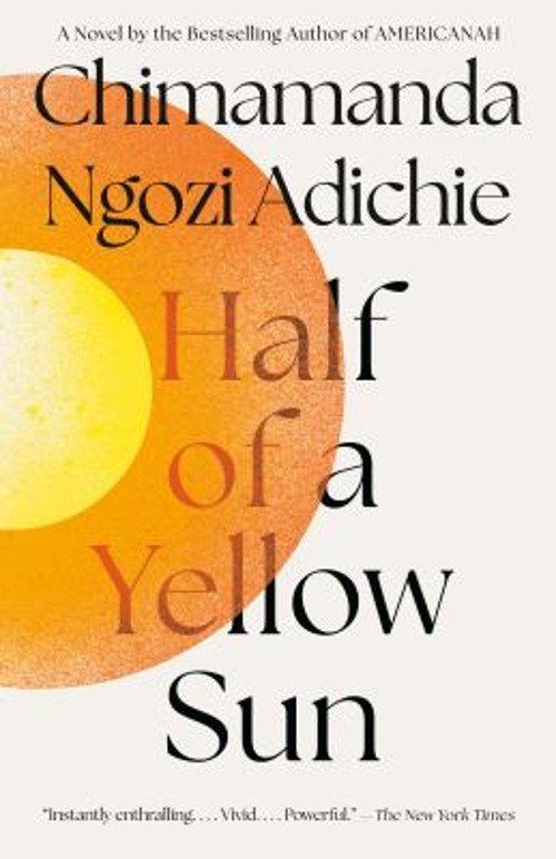 Half of a Yellow Sun Paperback Chimamanda Ngozi Adichie