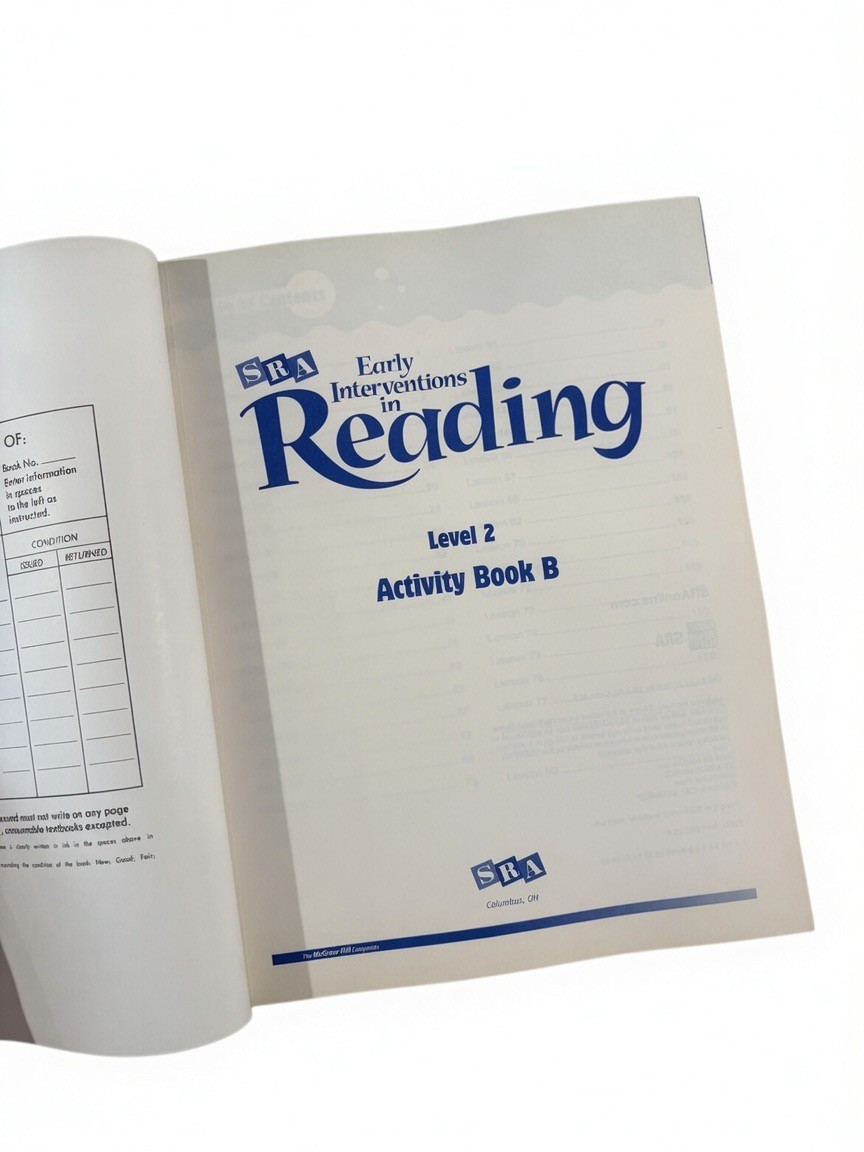 Early Interventions in Reading Level 2 – Ages 6-9 Kids Learning/Activity Book!