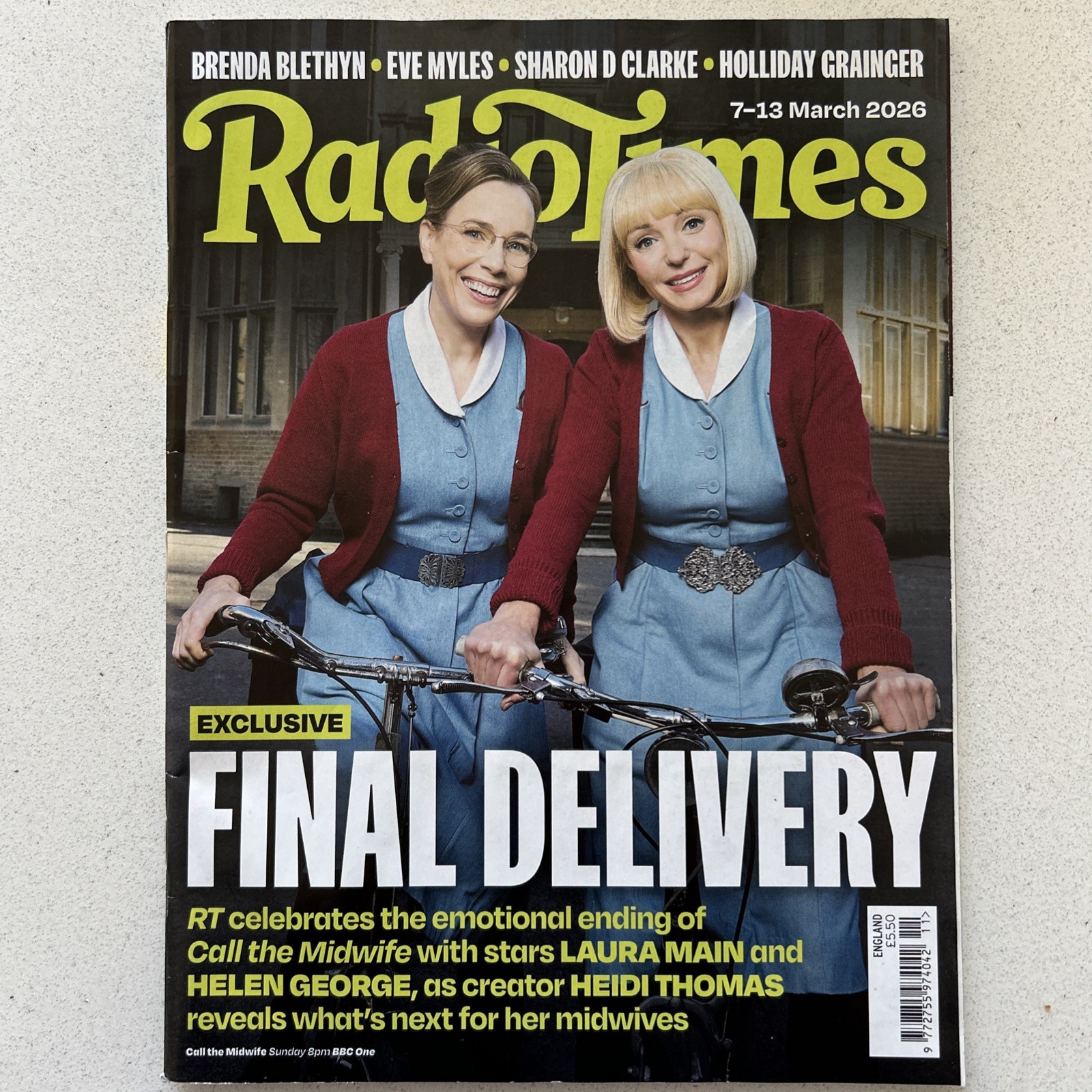 RADIO TIMES ENGLAND MAGAZINE 07/03/2026 Call the Midwife – Brendan Blethyn