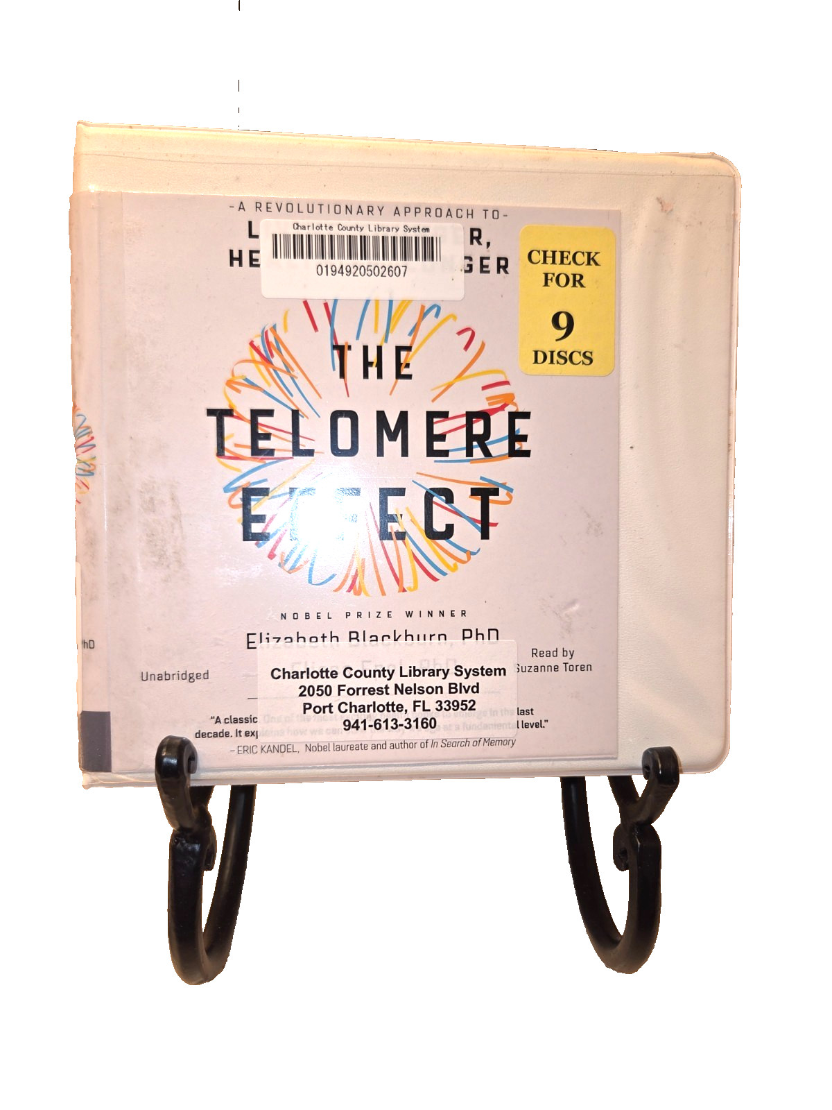 The Telomere Effect (Audio book, 2017) Elizabeth Blackburn, Ph.D., 9 cds, Unabri