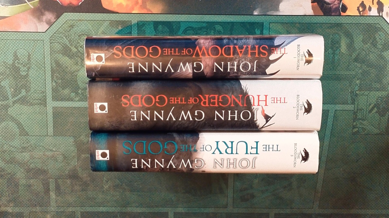 The Bloodsworn Trilogy (Shadow/Hunger) (Fury of the Gods SIGNED) Gwynne HC