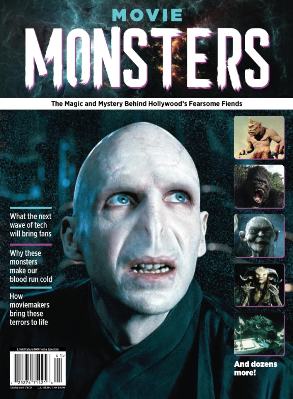 Movie Monsters Magazine Special A360MEDIA Godzilla Harry Potter&rsquo;s Lord Voldemort