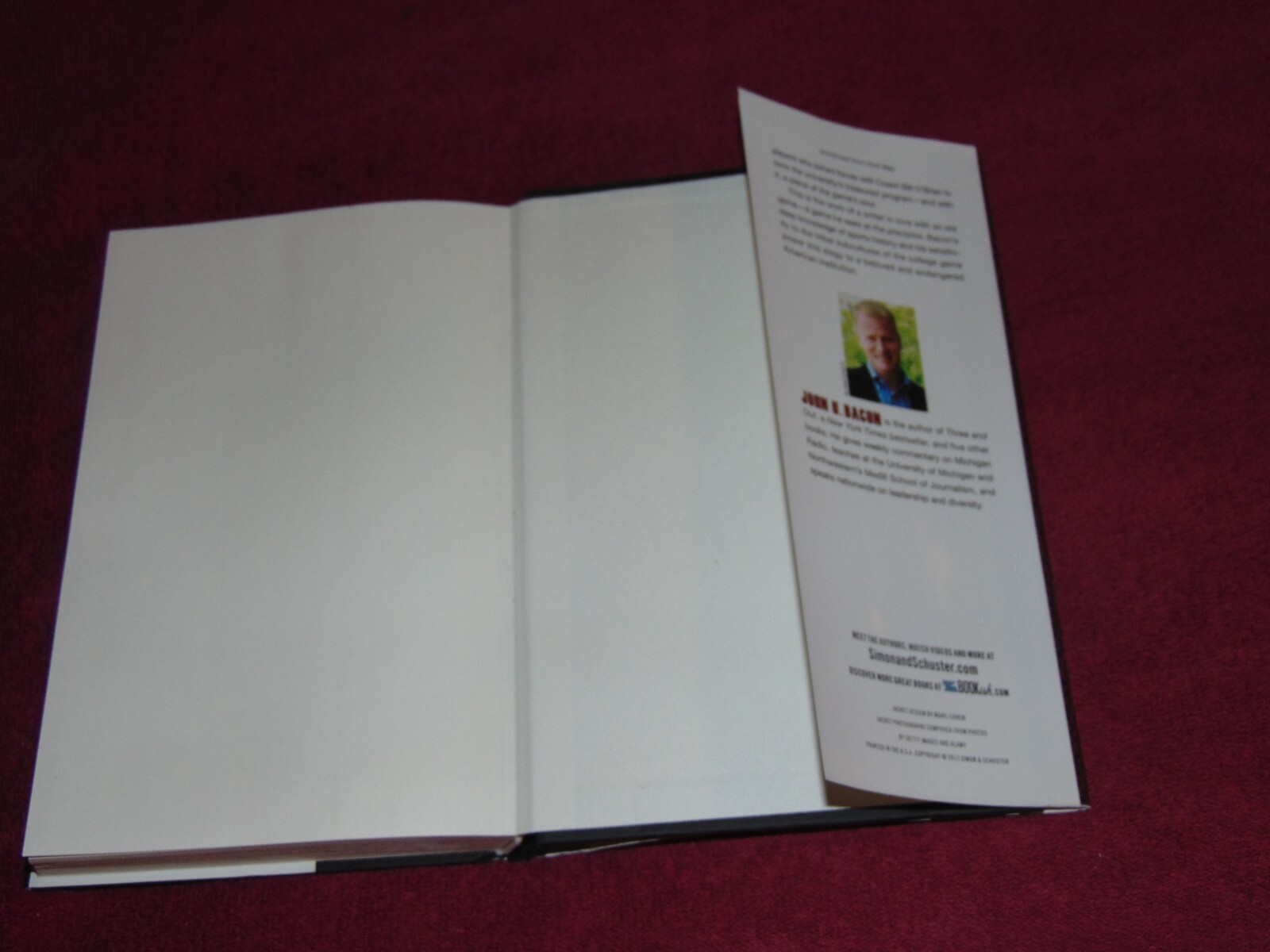 2013 SIGNED HB/DJ « 4th & LONG – FIGHT FOR SOUL OF COLLEGE FOOTBALL » JOHN U BACON