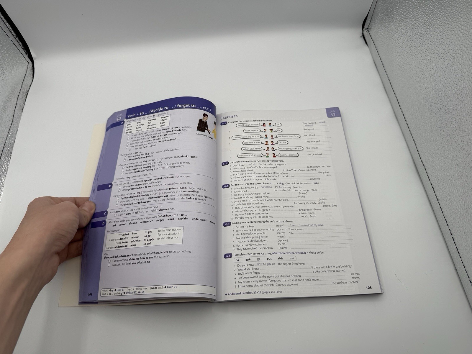 Grammar in Use Intermediate Student&rsquo;s Book with Answers SOME WRITING SEE PICS