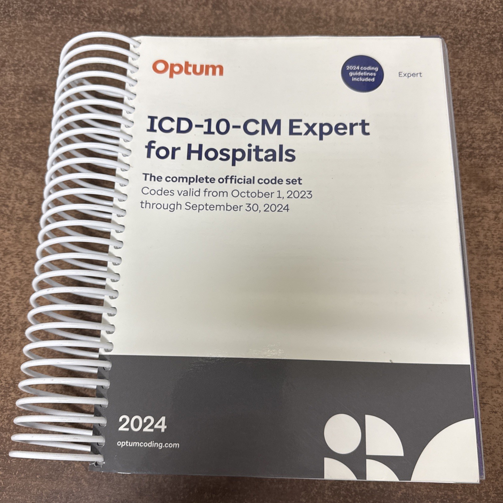 2024 ICD-10-CM Expert for Hospitals-Spiral – Spiral-bound By Optum Text Book