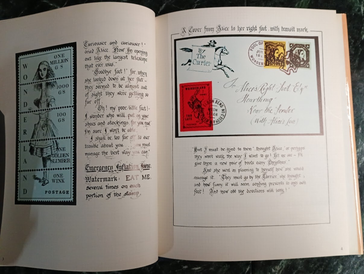 Alice Through the Pillar-Box… by Gerald M. King 1978 – Whizzard Press HC, LN!
