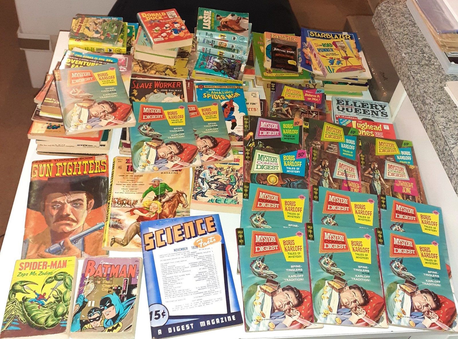 105x Huge RARE VINTAGE DIGEST COMICS BLB PULPS PAPERBACKS lot 1940s 50s 60s 70s