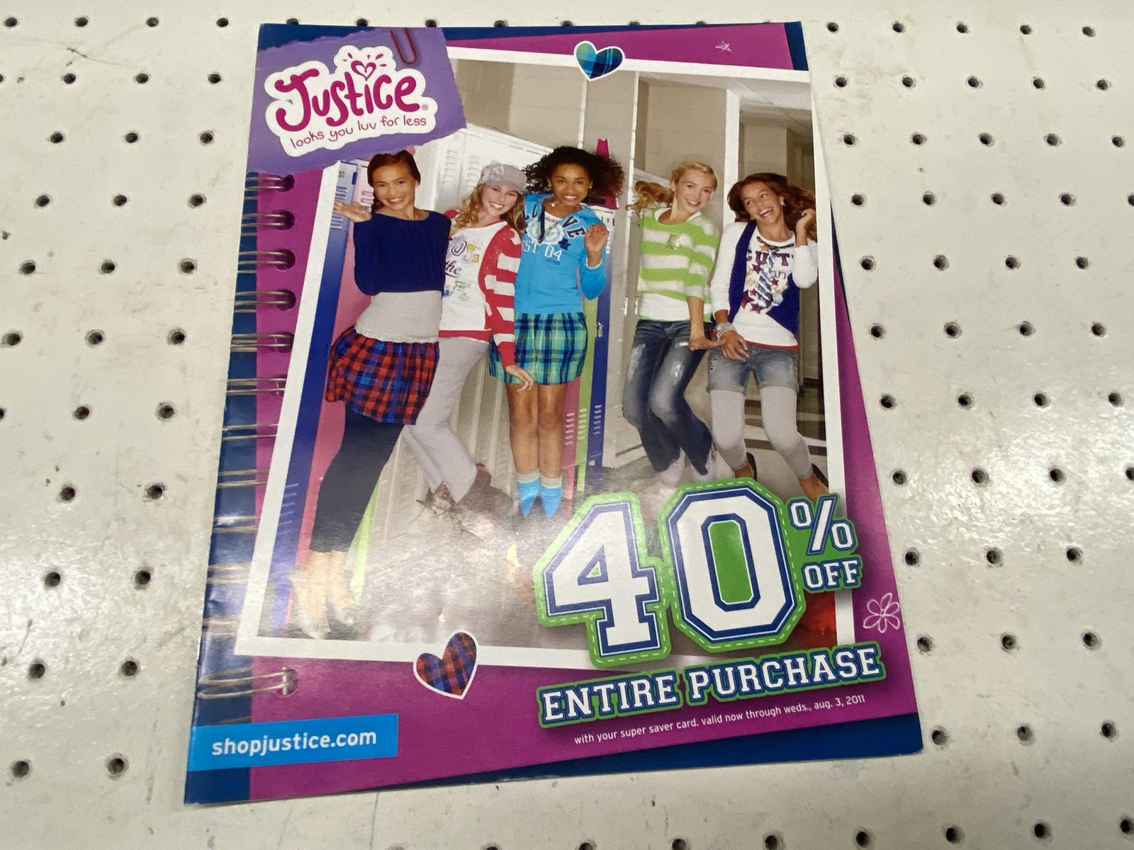 Justice 2011 Back To School Clothing Catalog Girls Fashion Color Photos USA