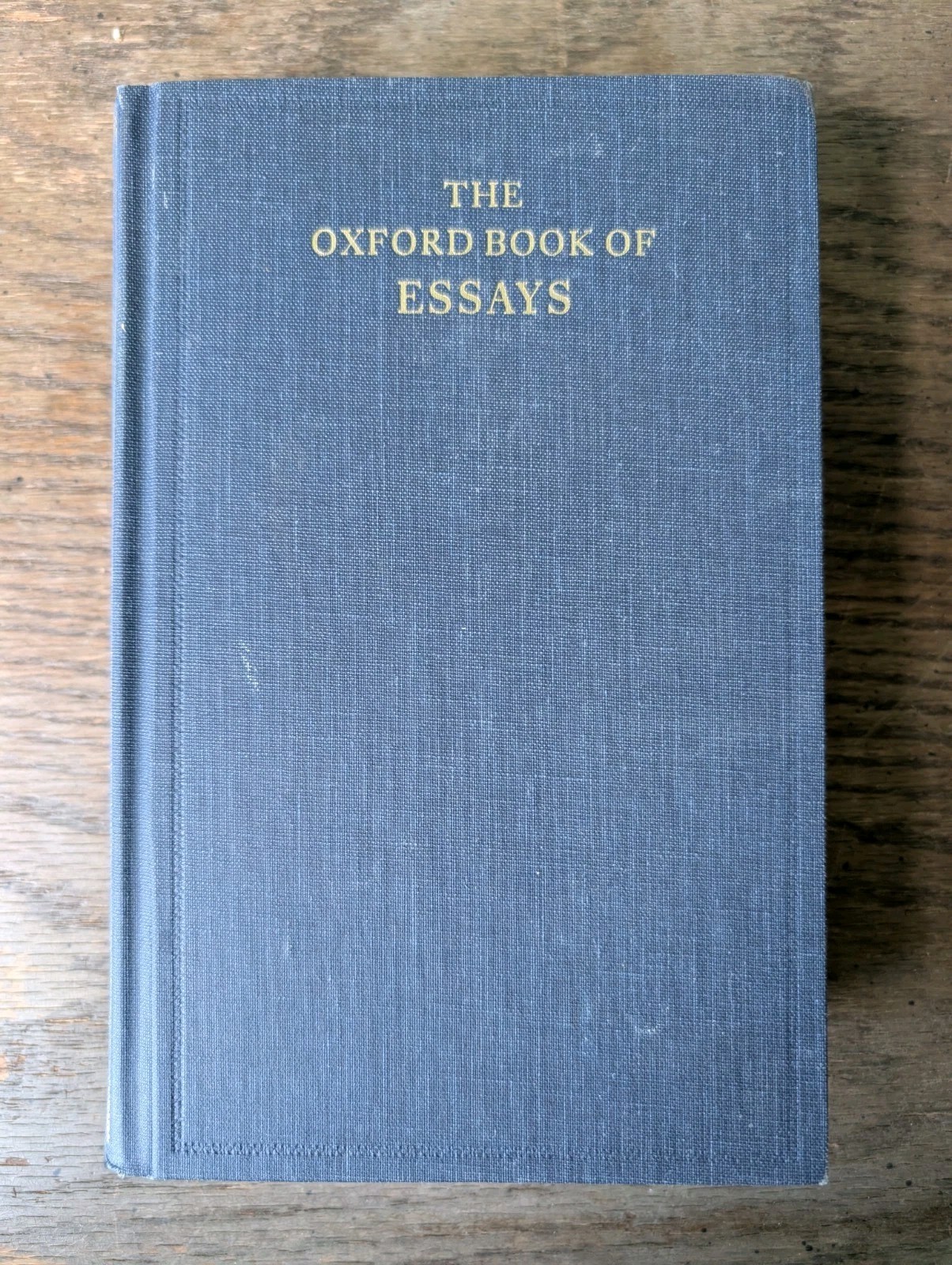 Oxford Book of Essays by John Gross 1991 Hardcover NO Dust Jacket