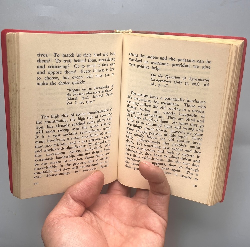 1966 Year Edition Quotations From Chairman Mao Tse-Tung Little Red Book English