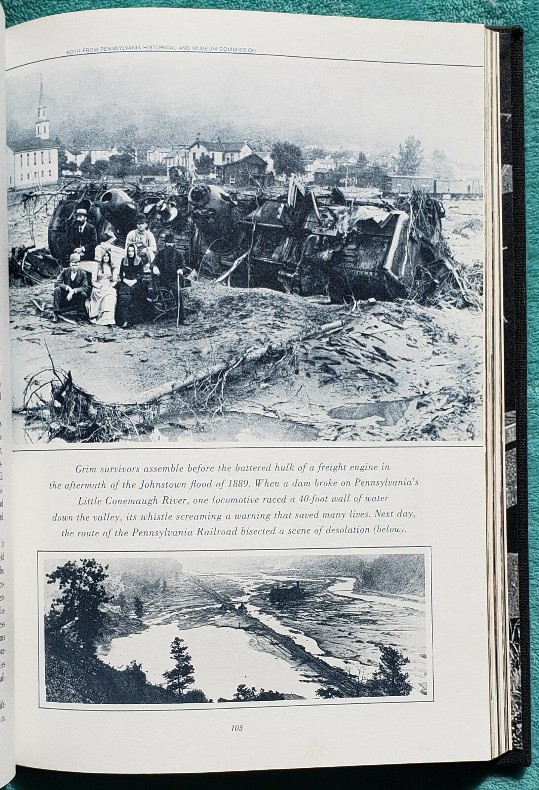 Railroads The Great American Adventure Charlton Ogburn 1977 Hardcover 205 Pages