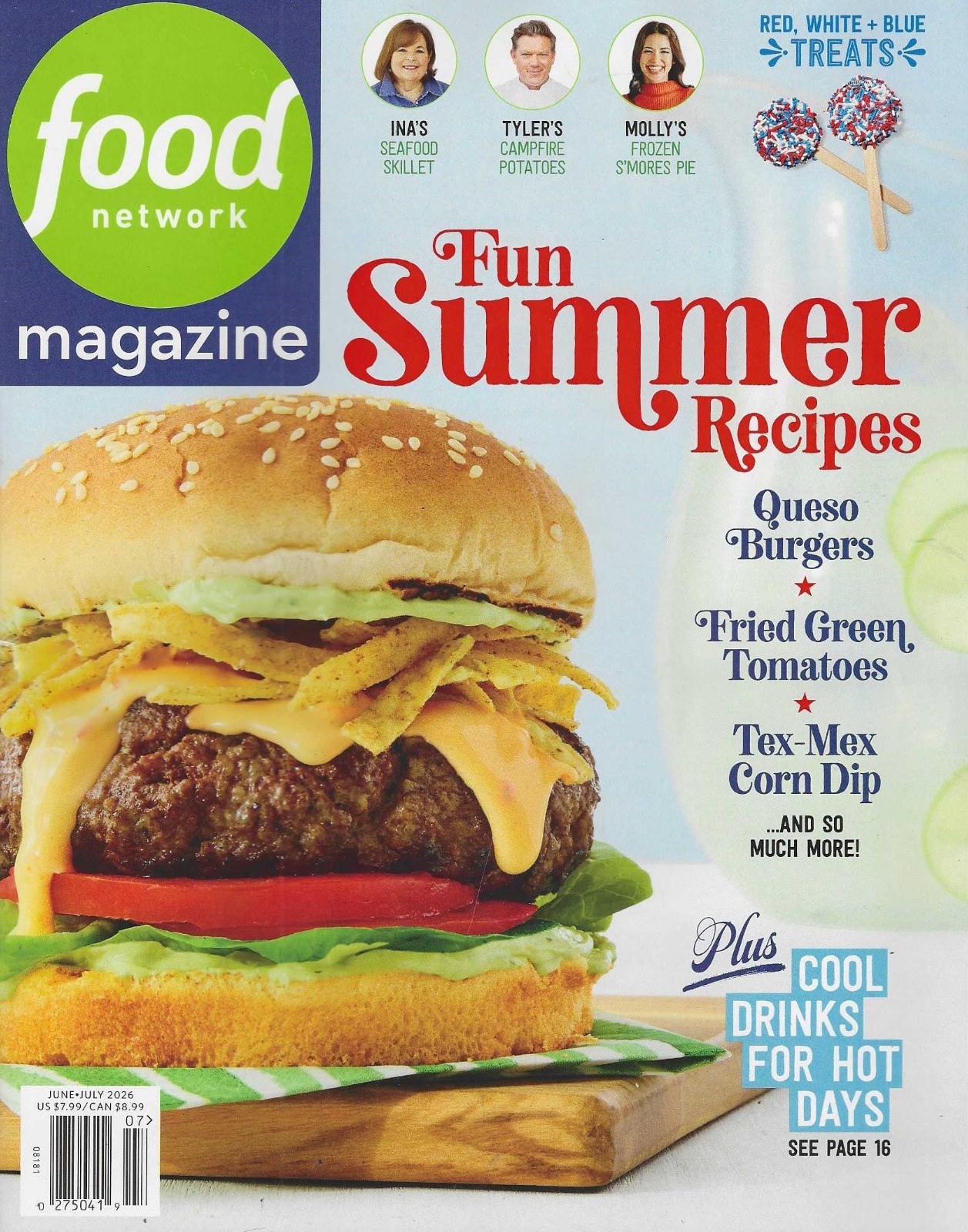 Food Network Magazine June / July 2026 Fun Summer Recipes