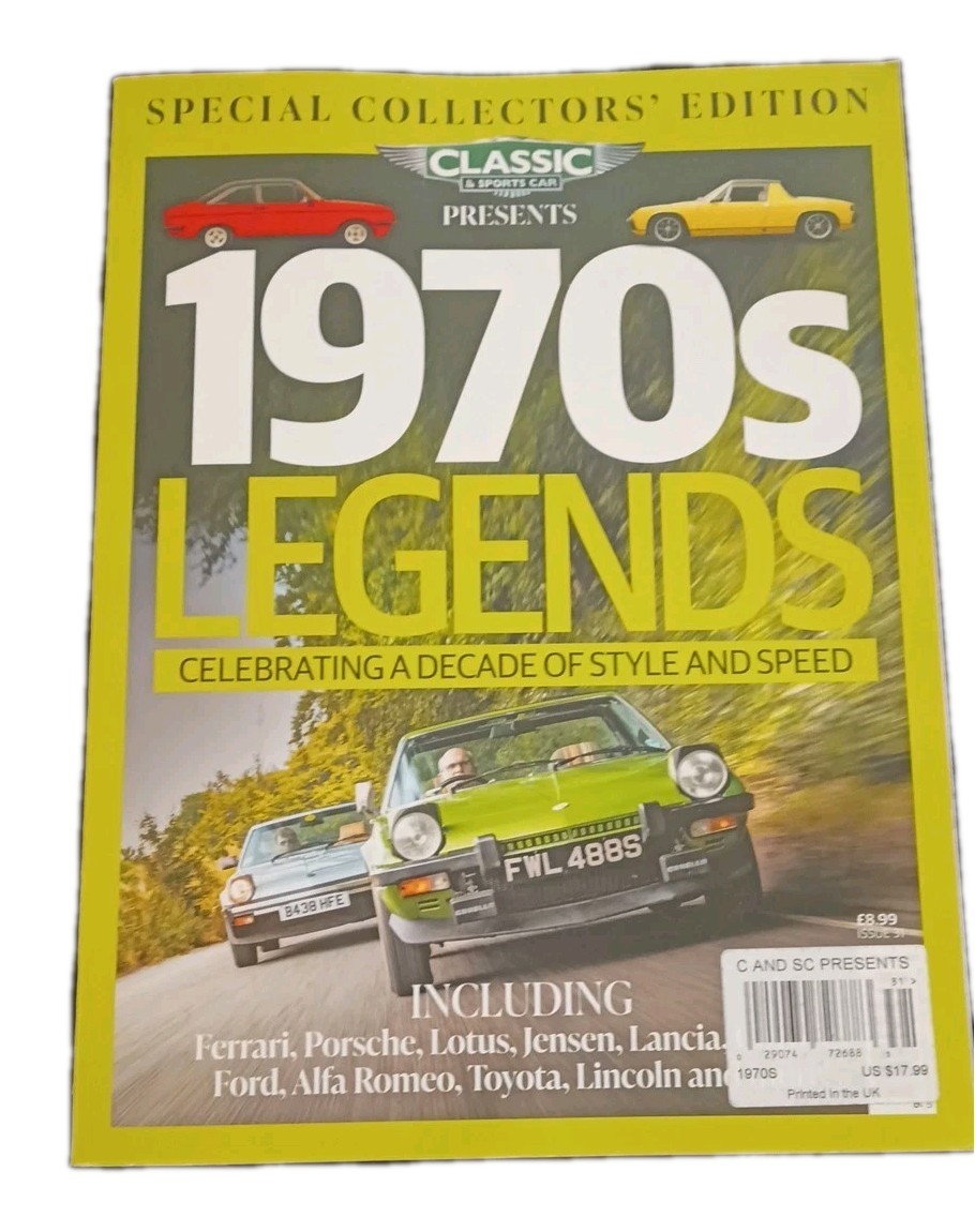 Classic & Sports Car magazine Presents 1970s Legends 2025 Collectors&rsquo; Edition