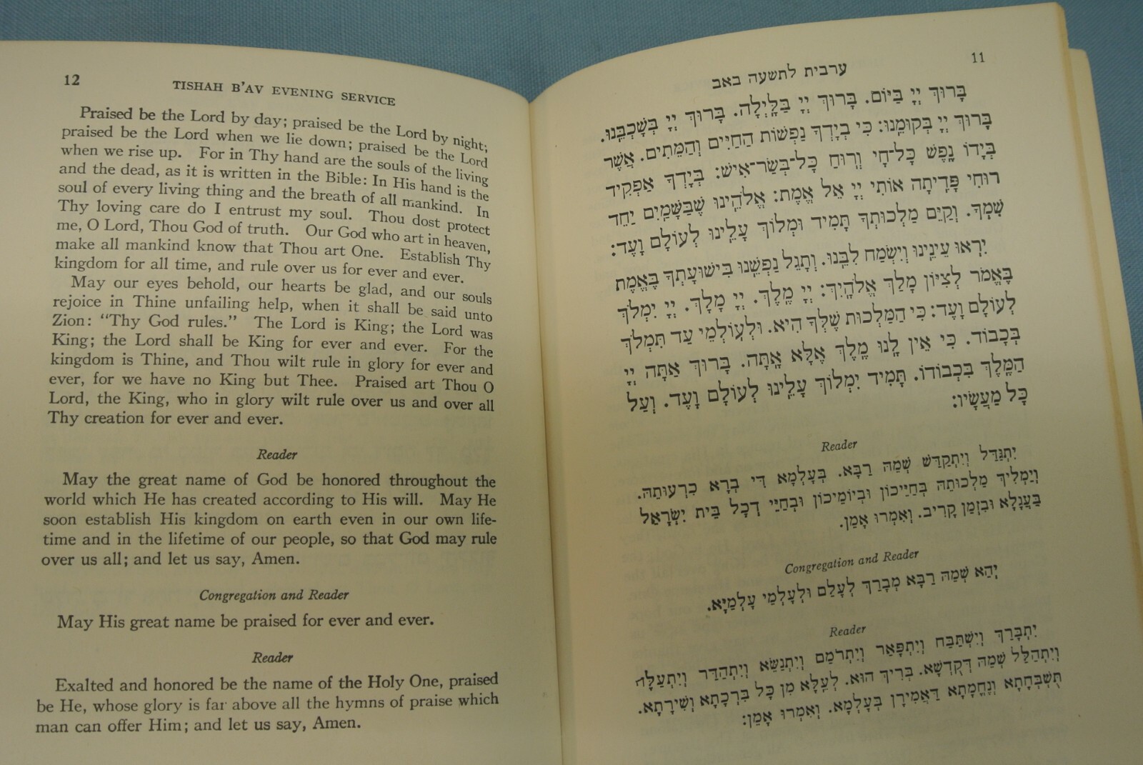 TISHAH B&rsquo;AV SERVICES (EXPANDED EDITION) BOOKLETS JUDAICA JEWISH