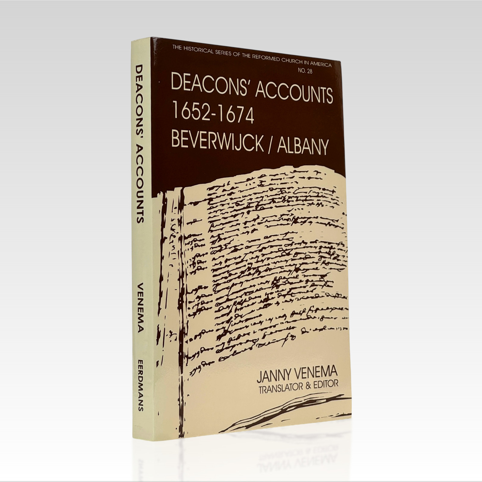 1998 JANNY VENEMA. Deacons&rsquo; Accounts 1652-1674 Beverwijck/ Albany VINTAGE PB VG