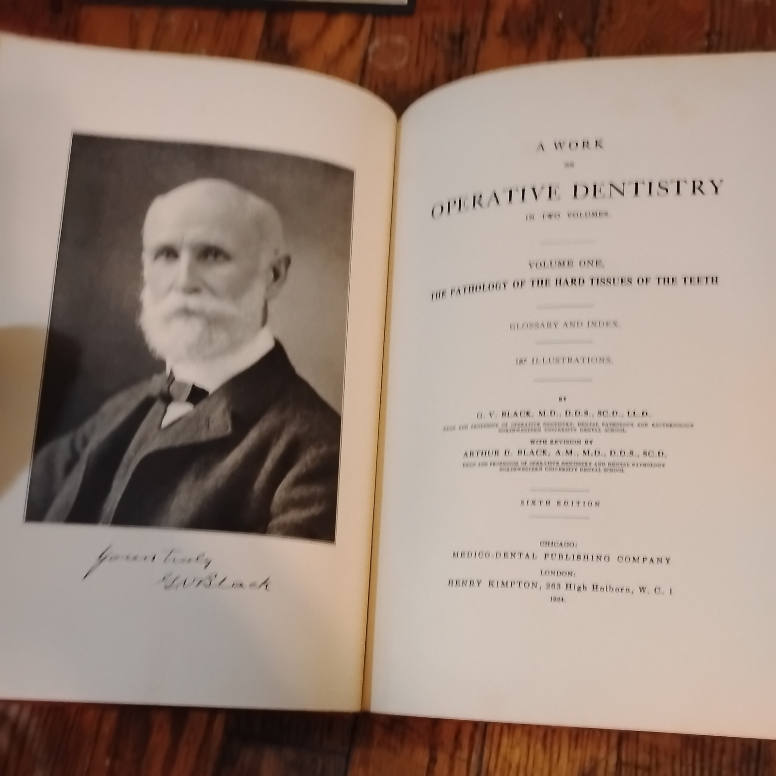 Operative Dentistry G.V. Black Vol 1 Pathology Hard Tissues of the Teeth 1924