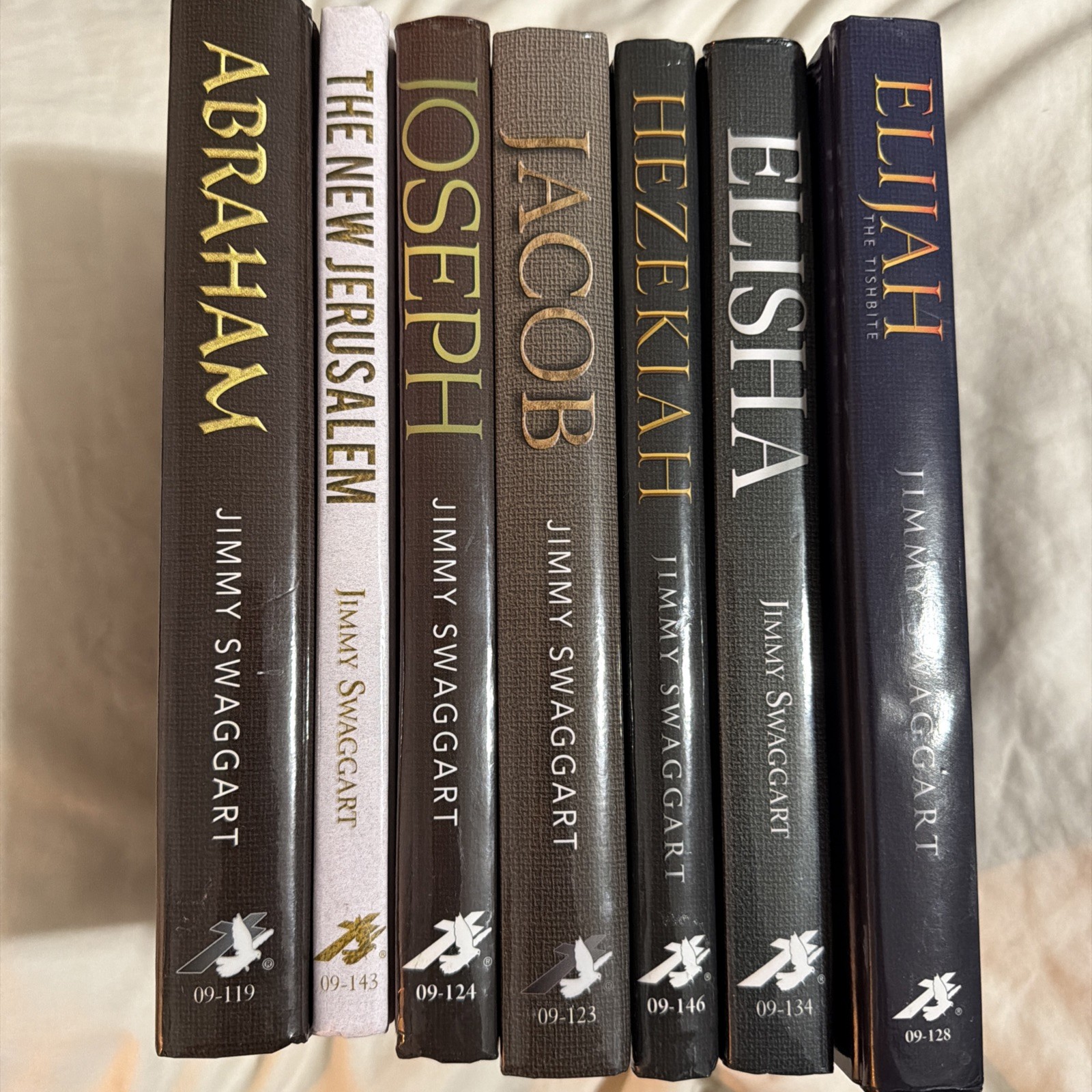 7 Jimmy Swaggart Books – Abraham, Joseph, Elijah, Elisha, Jacob, Hezekiah, Etc