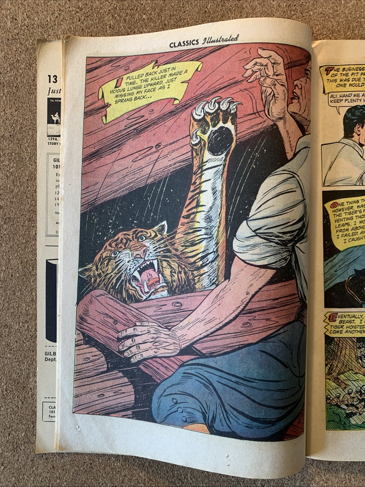 Classics Illustrated #104 Bring &lsquo;Em Back Alive FN+ 1963, 48 pages