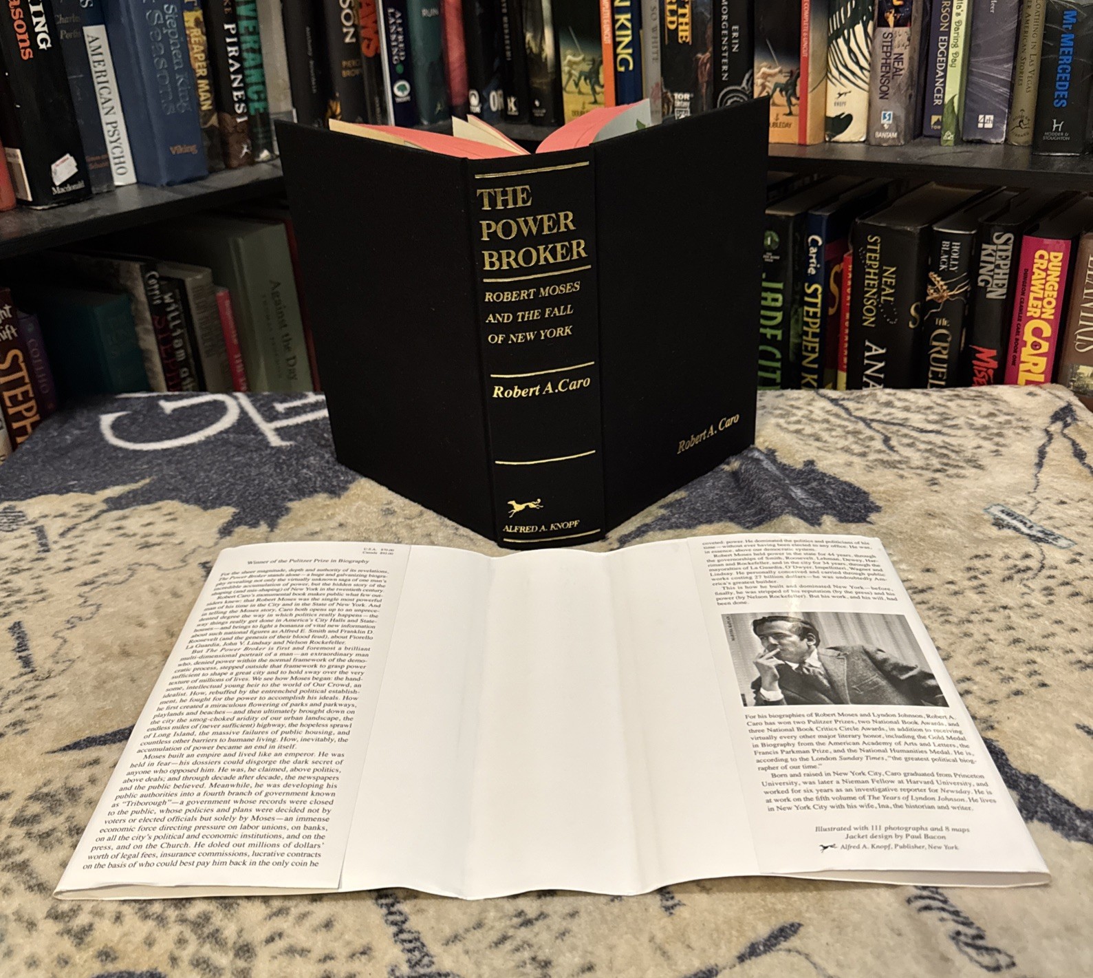 The Power Broker – Robert A Caro (Hardcover) Later Printing, VG, MAILS FAST