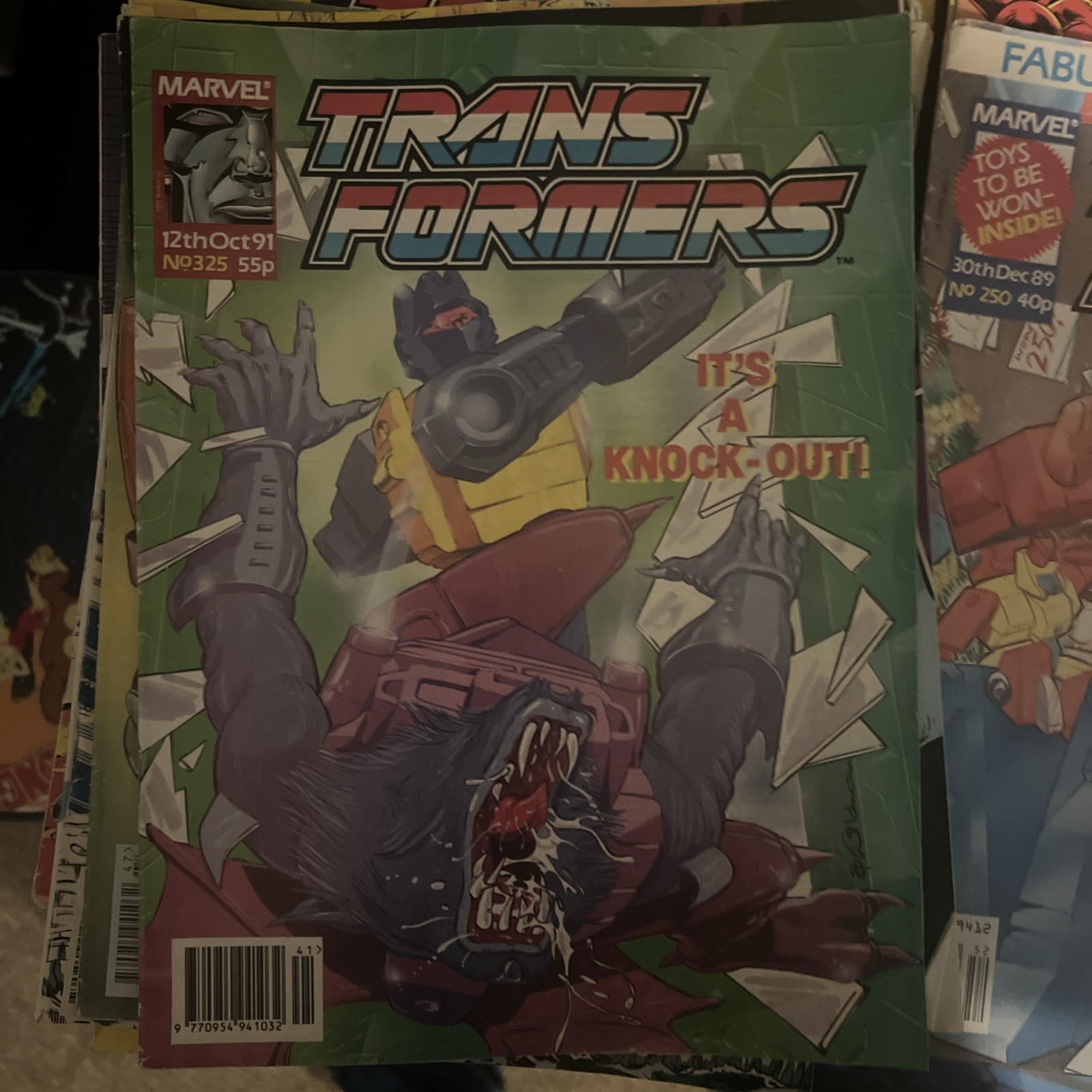 Transformers: Marvel Comics UK – #202 – 332 (Multi Select) 1989 – 1992